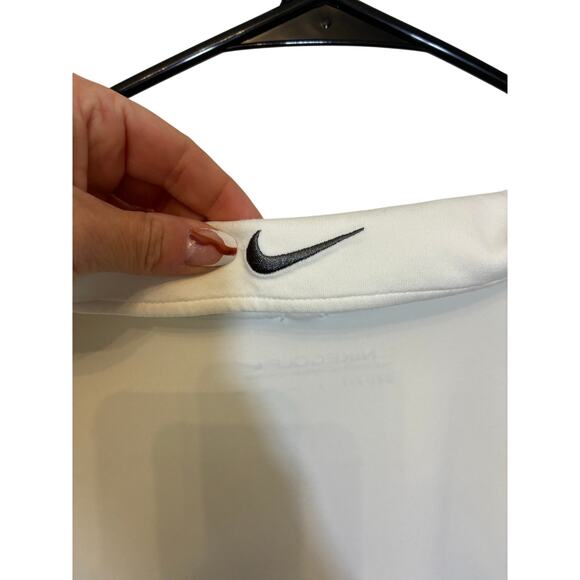 Nike Golf Men’s XXL Dri Fit Victory Stripe Shirt Yellow Black White Sportswear - Picture 5 of 5